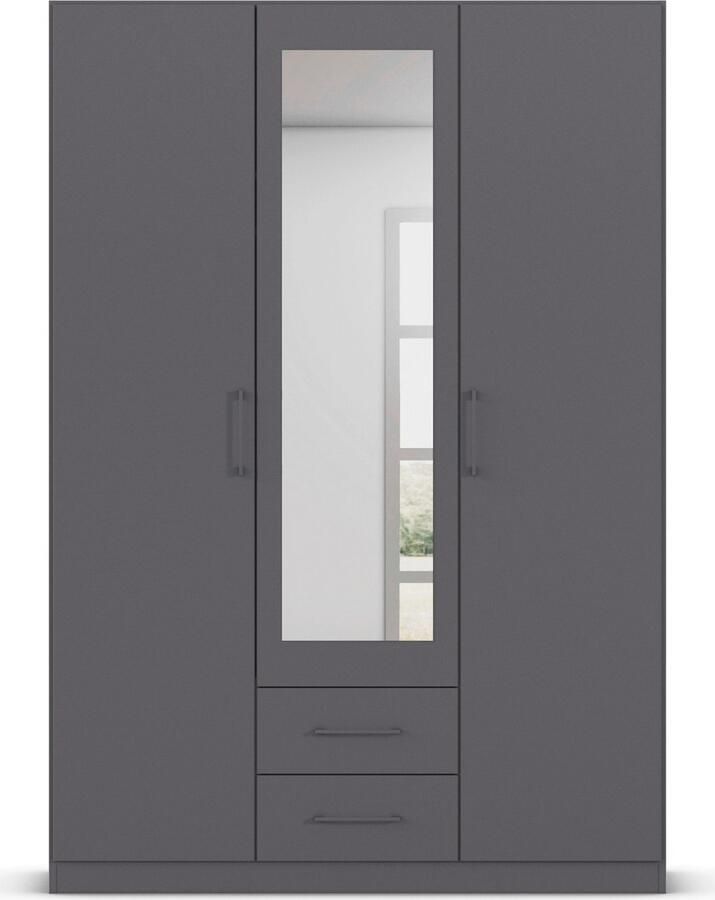 Rauch Draaideurkast Kledingkast garderobe KREFELD optioneel met spiegel met 3 greepvarianten incl. praktische lades made in germany - Foto 14