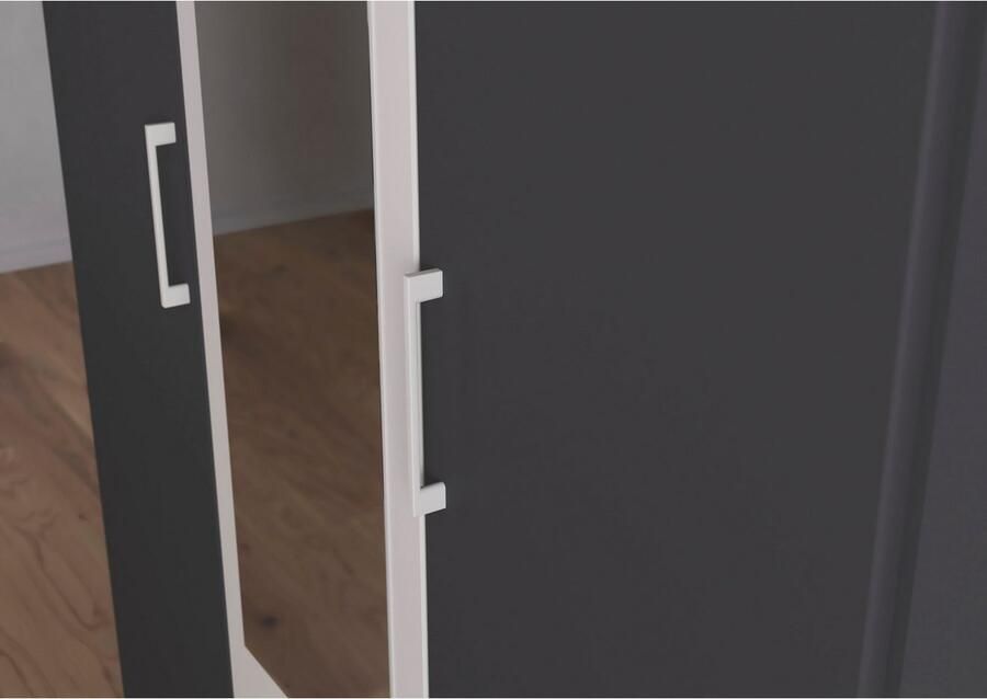 Rauch Draaideurkast Kledingkast garderobe KREFELD optioneel met spiegel met 3 greepvarianten incl. praktische lades made in germany - Foto 17