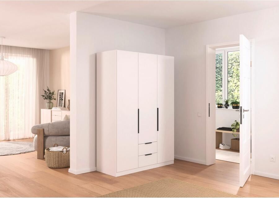 Rauch Draaideurkast Kledingkast garderobe KREFELD optioneel met spiegel met 3 greepvarianten incl. praktische lades made in germany - Foto 16