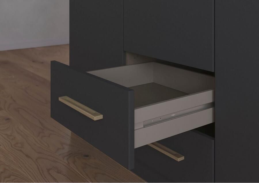 Rauch Draaideurkast Kledingkast garderobe KREFELD optioneel met spiegel met 3 greepvarianten incl. praktische lades made in germany - Foto 15