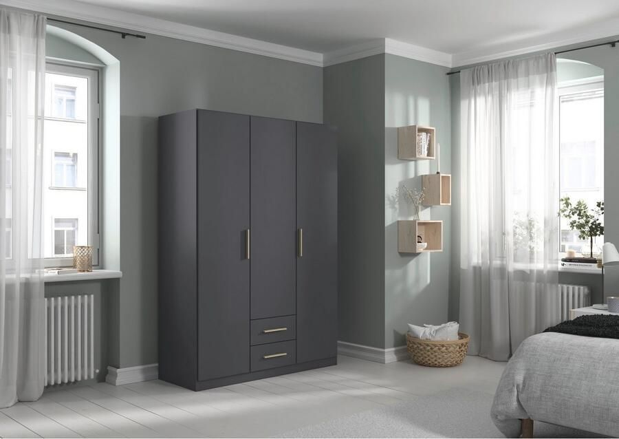 Rauch Draaideurkast Kledingkast garderobe KREFELD optioneel met spiegel met 3 greepvarianten incl. praktische lades made in germany - Foto 17