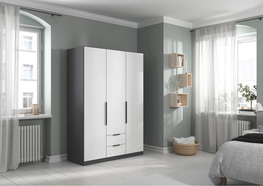 Rauch Draaideurkast Kledingkast garderobe KREFELD optioneel met spiegel met 3 greepvarianten incl. praktische lades made in germany - Foto 18