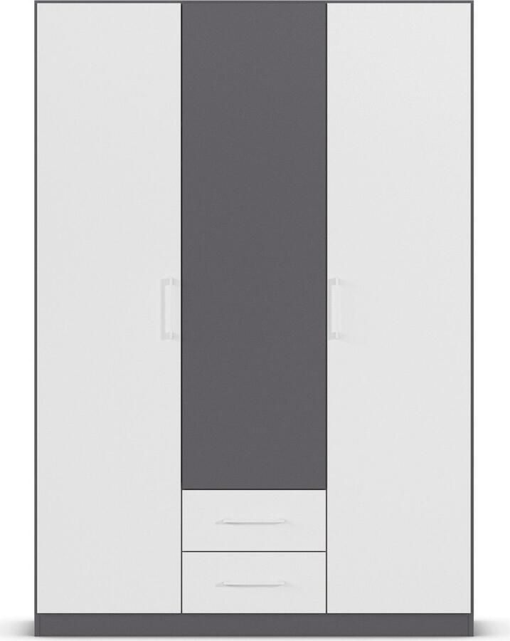 Rauch Draaideurkast Kledingkast garderobe KREFELD optioneel met spiegel met 3 greepvarianten incl. praktische lades made in germany - Foto 14