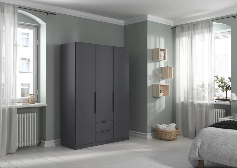 Rauch Draaideurkast Kledingkast garderobe KREFELD optioneel met spiegel met 3 greepvarianten incl. praktische lades made in germany - Foto 17