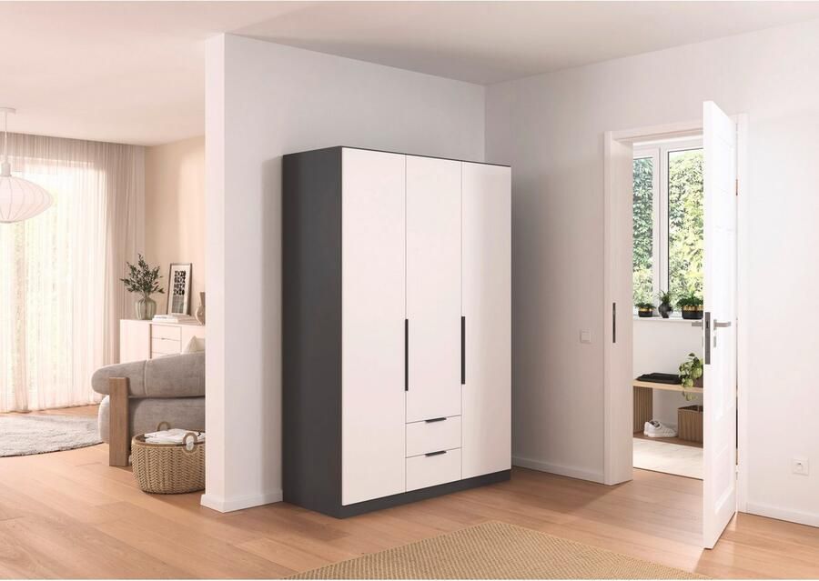 Rauch Draaideurkast Kledingkast garderobe KREFELD optioneel met spiegel met 3 greepvarianten incl. praktische lades made in germany - Foto 15