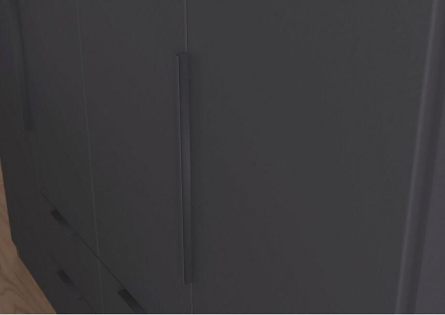 Rauch Draaideurkast Kledingkast garderobe KREFELD optioneel met spiegel met 3 greepvarianten incl. praktische lades made in germany - Foto 16