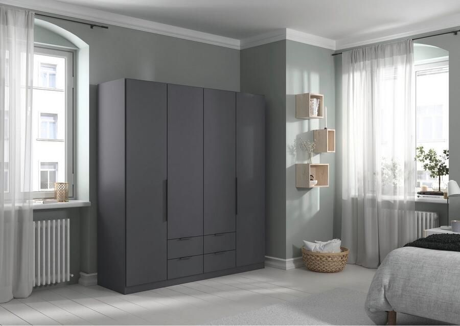 Rauch Draaideurkast Kledingkast garderobe KREFELD optioneel met spiegel met 3 greepvarianten incl. praktische lades made in germany - Foto 17