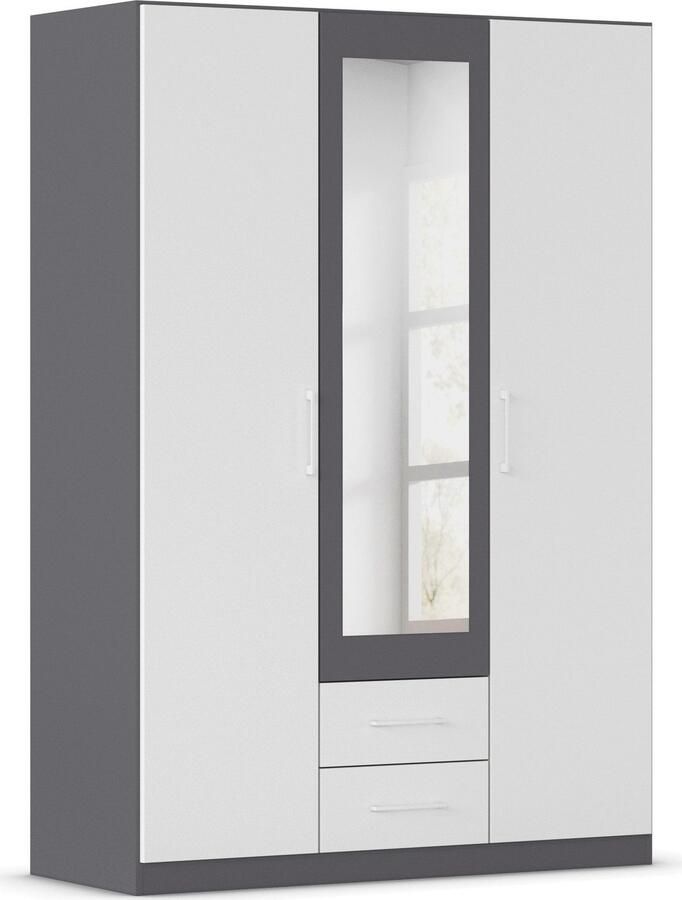 Rauch Draaideurkast Kledingkast garderobe KREFELD optioneel met spiegel met 3 greepvarianten incl. praktische lades made in germany - Foto 18