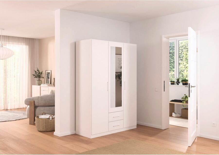 Rauch Draaideurkast Kledingkast garderobe KREFELD optioneel met spiegel met 3 greepvarianten incl. praktische lades made in germany - Foto 14