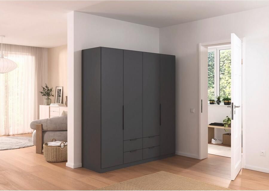 Rauch Draaideurkast Kledingkast garderobe KREFELD optioneel met spiegel met 3 greepvarianten incl. praktische lades made in germany - Foto 14