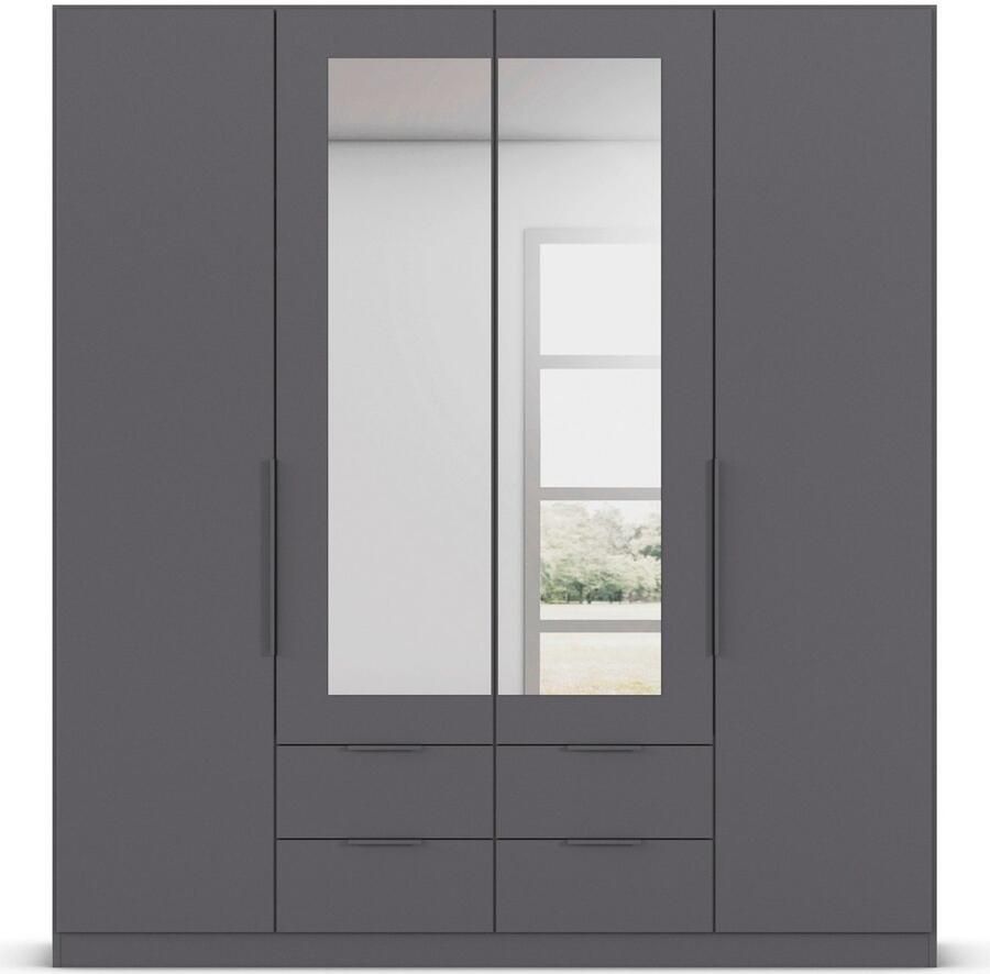 Rauch Draaideurkast Kledingkast garderobe KREFELD optioneel met spiegel met 3 greepvarianten incl. praktische lades made in germany - Foto 10