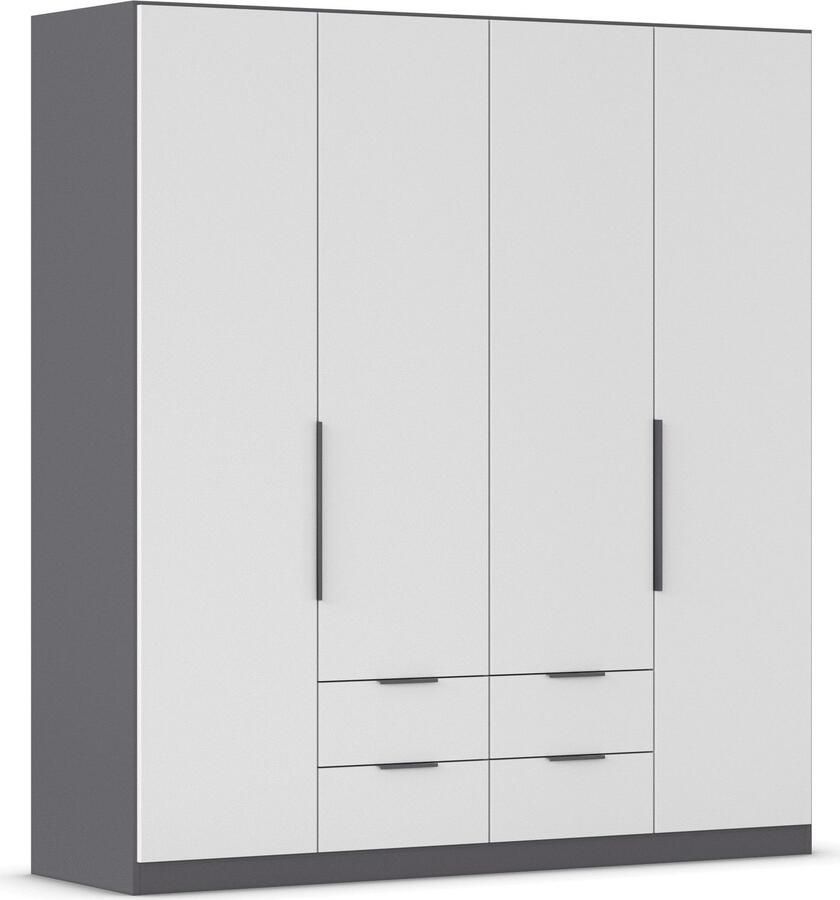 Rauch Draaideurkast Kledingkast garderobe KREFELD optioneel met spiegel met 3 greepvarianten incl. praktische lades made in germany - Foto 20