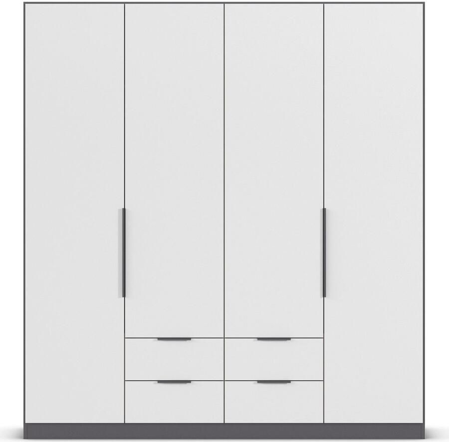 Rauch Draaideurkast Kledingkast garderobe KREFELD optioneel met spiegel met 3 greepvarianten incl. praktische lades made in germany - Foto 10