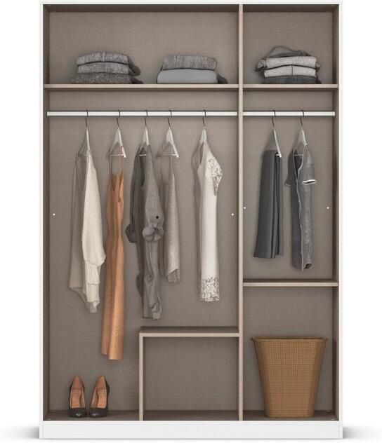 Rauch Draaideurkast Kledingkast garderobe KREFELD optioneel met spiegel met 3 greepvarianten incl. praktische lades made in germany - Foto 20