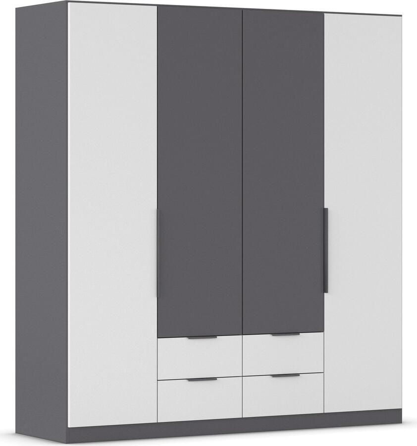 Rauch Draaideurkast Kledingkast garderobe KREFELD optioneel met spiegel met 3 greepvarianten incl. praktische lades made in germany - Foto 20