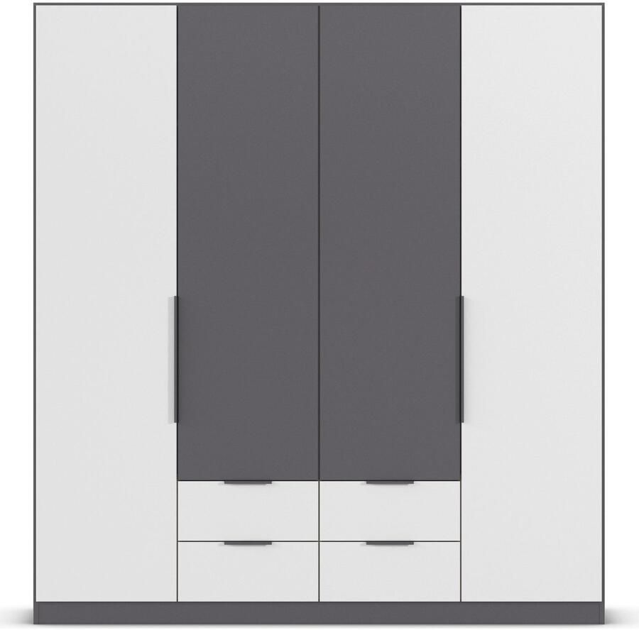 Rauch Draaideurkast Kledingkast garderobe KREFELD optioneel met spiegel met 3 greepvarianten incl. praktische lades made in germany - Foto 10