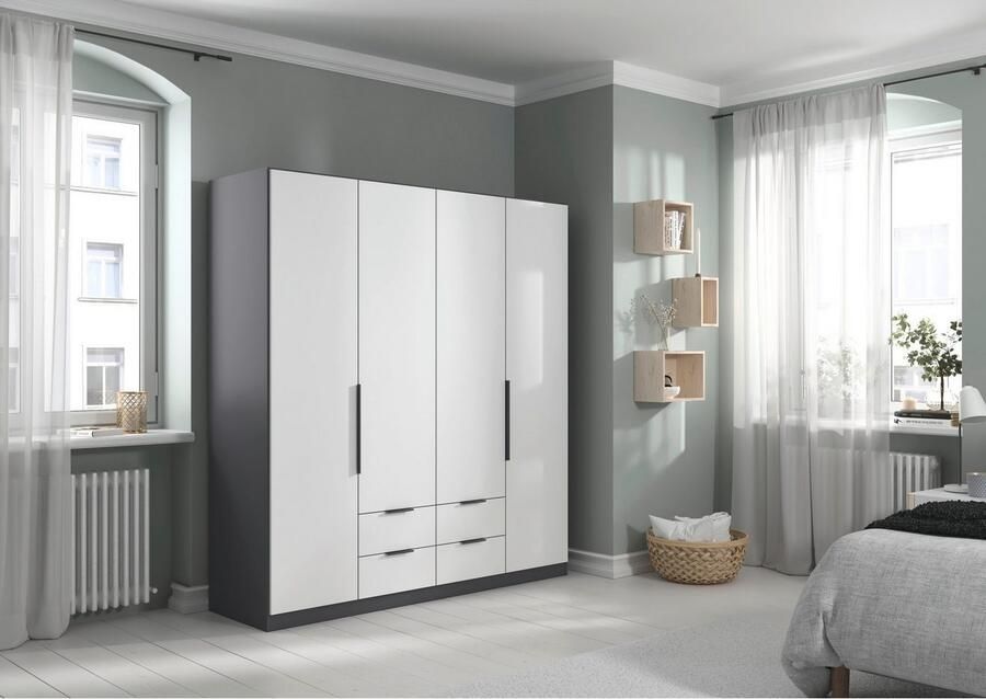 Rauch Draaideurkast Kledingkast garderobe KREFELD optioneel met spiegel met 3 greepvarianten incl. praktische lades made in germany - Foto 17