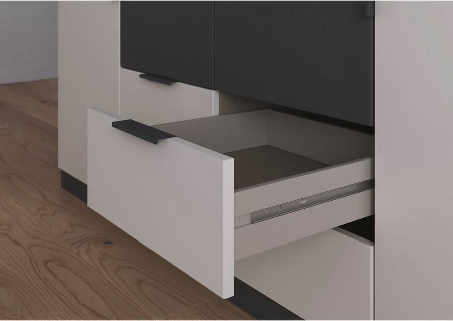 Rauch Draaideurkast Kledingkast garderobe KREFELD optioneel met spiegel met 3 greepvarianten incl. praktische lades made in germany - Foto 15