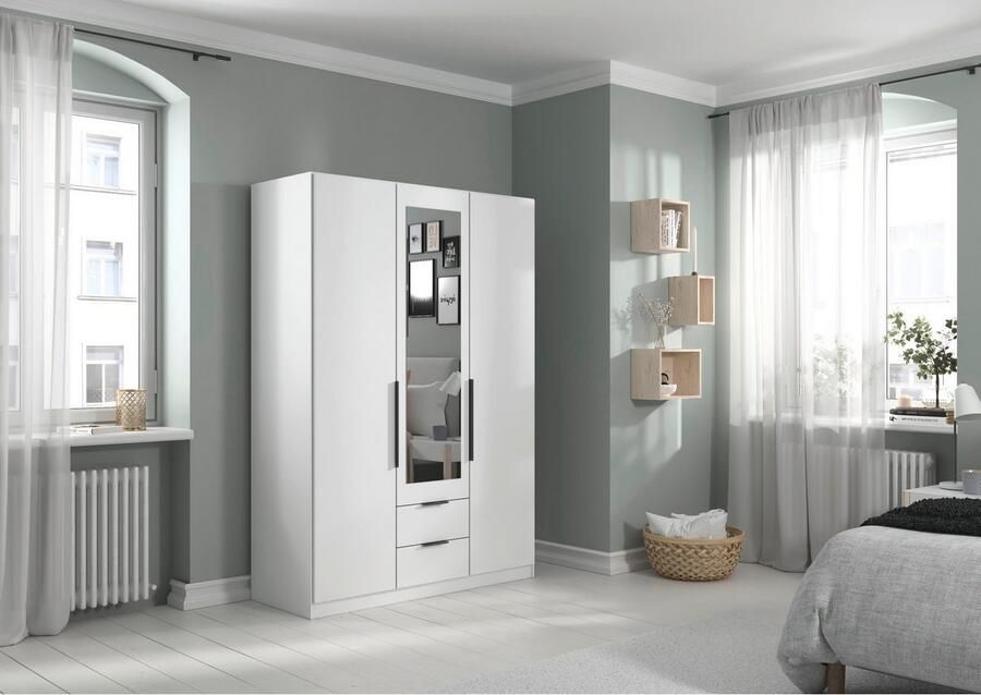 Rauch Draaideurkast Kledingkast garderobe KREFELD optioneel met spiegel met 3 greepvarianten incl. praktische lades made in germany - Foto 16