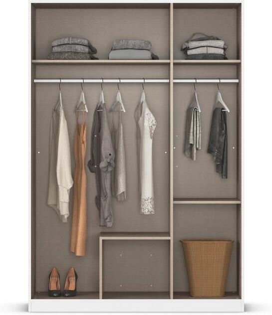 Rauch Draaideurkast Kledingkast garderobe KREFELD optioneel met spiegel met 3 greepvarianten incl. praktische lades made in germany - Foto 17