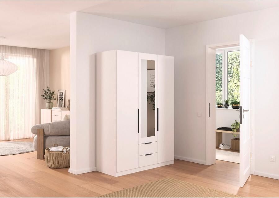 Rauch Draaideurkast Kledingkast garderobe KREFELD optioneel met spiegel met 3 greepvarianten incl. praktische lades made in germany - Foto 15