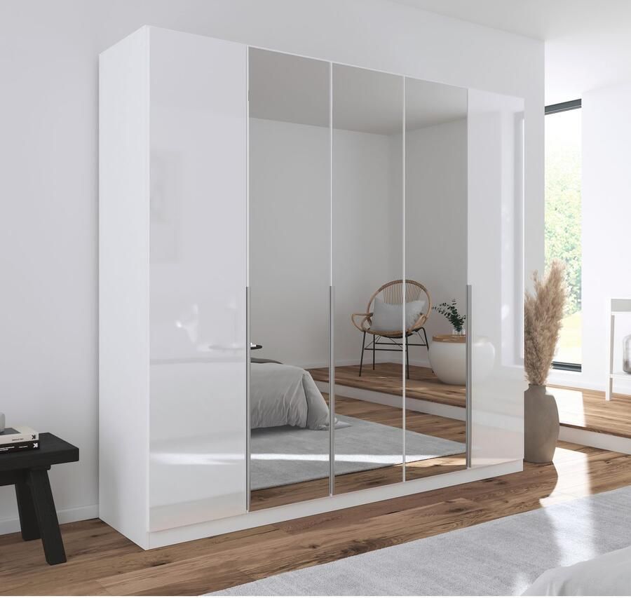 Rauch Draaideurkast Kledingkast kast garderobe AGORDO met decor- of hoogglansfront doordachte binnenuitrusting in 7 breedtes en 2 hoogtes made in germany - Foto 11