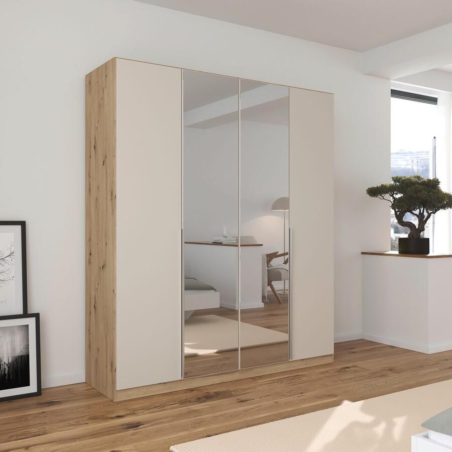 Rauch Draaideurkast Kledingkast kast garderobe AGORDO met decor- of hoogglansfront doordachte binnenuitrusting in 7 breedtes en 2 hoogtes made in germany - Foto 3