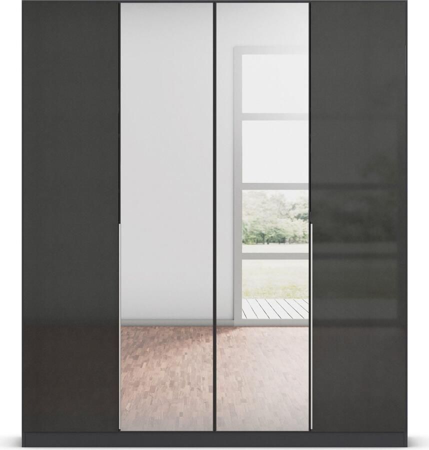 Rauch Draaideurkast Kledingkast kast garderobe AGORDO met decor- of hoogglansfront doordachte binnenuitrusting in 7 breedtes en 2 hoogtes made in germany - Foto 15