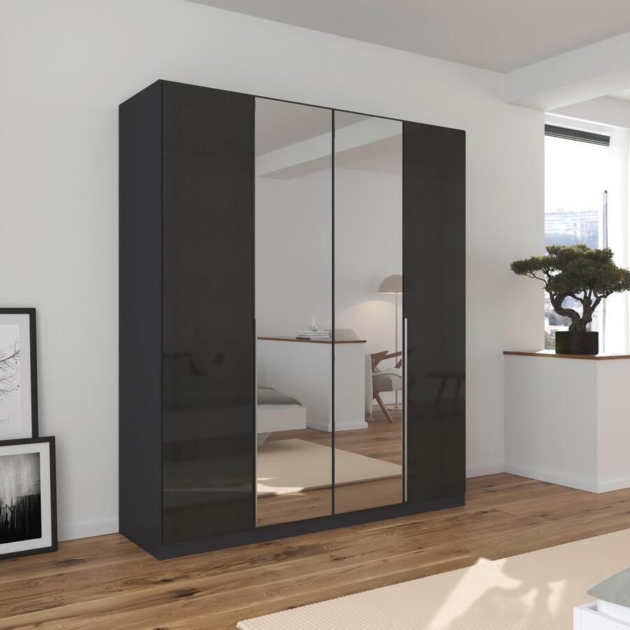 Rauch Draaideurkast Kledingkast kast garderobe AGORDO met decor- of hoogglansfront doordachte binnenuitrusting in 7 breedtes en 2 hoogtes made in germany - Foto 3