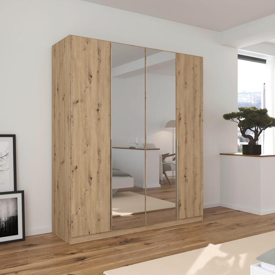 Rauch Draaideurkast Kledingkast kast garderobe AGORDO met decor- of hoogglansfront doordachte binnenuitrusting in 7 breedtes en 2 hoogtes made in germany - Foto 2