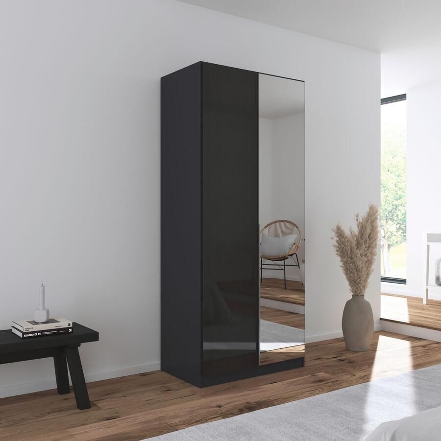 Rauch Draaideurkast Kledingkast kast garderobe AGORDO met decor- of hoogglansfront doordachte binnenuitrusting in 7 breedtes en 2 hoogtes made in germany - Foto 3