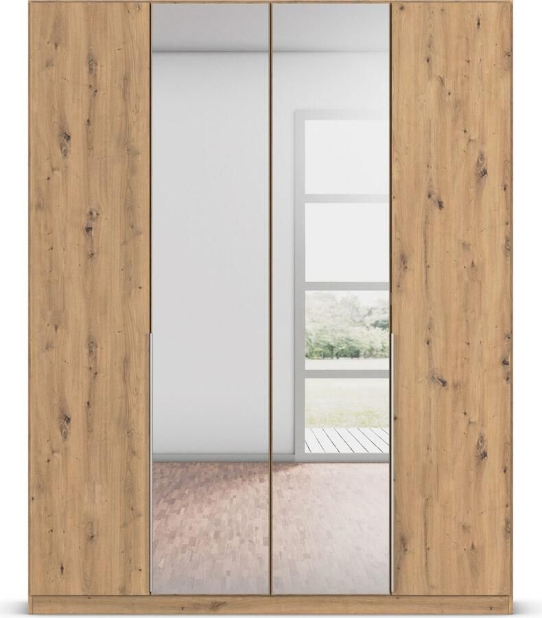 Rauch Draaideurkast Kledingkast kast garderobe AGORDO met decor- of hoogglansfront doordachte binnenuitrusting in 7 breedtes en 2 hoogtes made in germany - Foto 17
