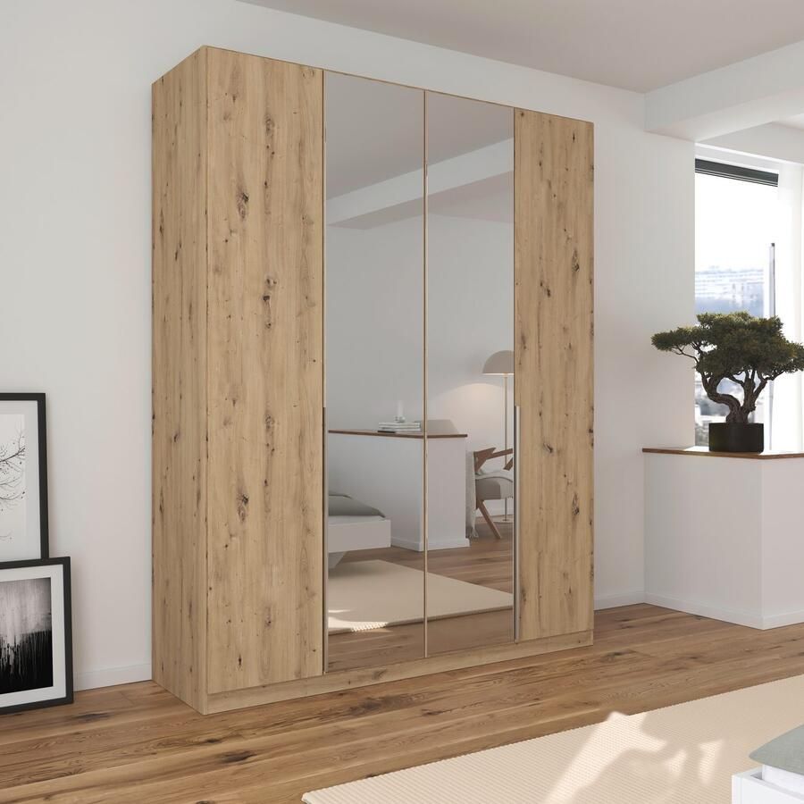 Rauch Draaideurkast Kledingkast kast garderobe AGORDO met decor- of hoogglansfront doordachte binnenuitrusting in 7 breedtes en 2 hoogtes made in germany - Foto 2