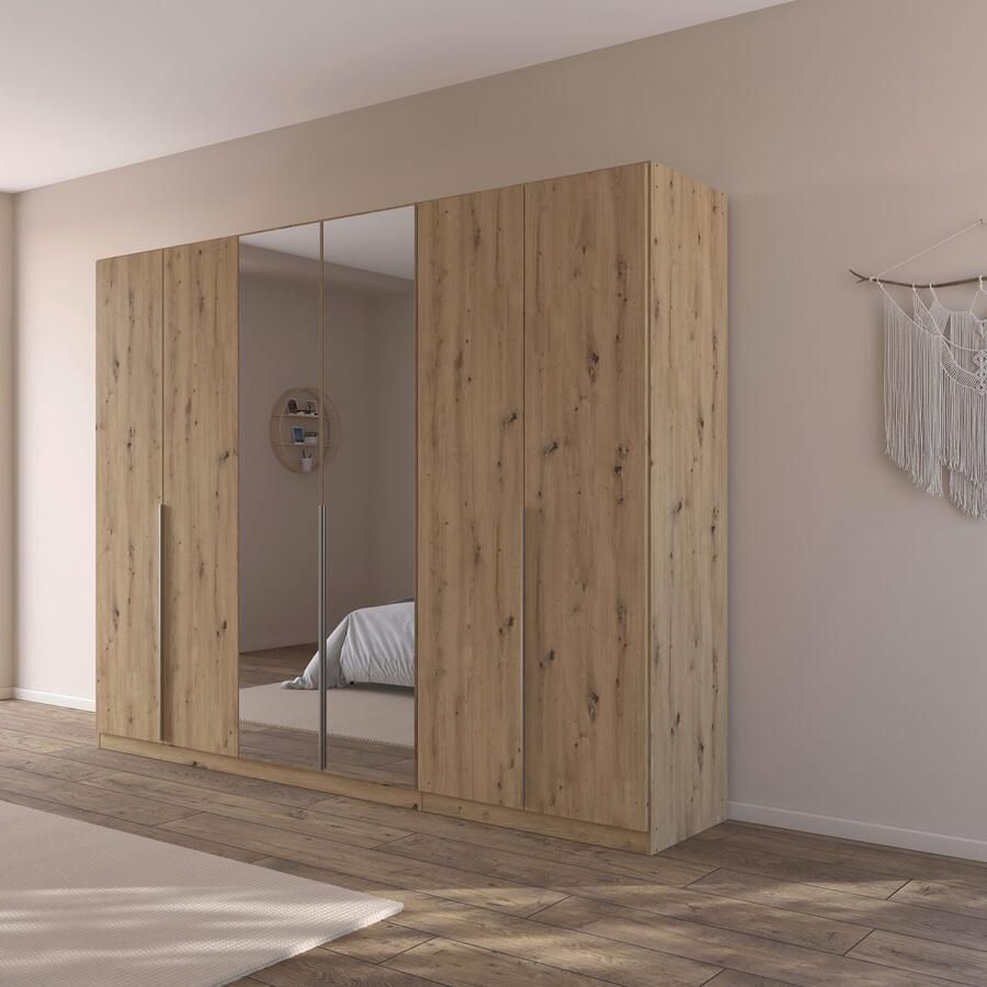 Rauch Draaideurkast Kledingkast kast garderobe AGORDO met decor- of hoogglansfront doordachte binnenuitrusting in 7 breedtes en 2 hoogtes made in germany - Foto 2
