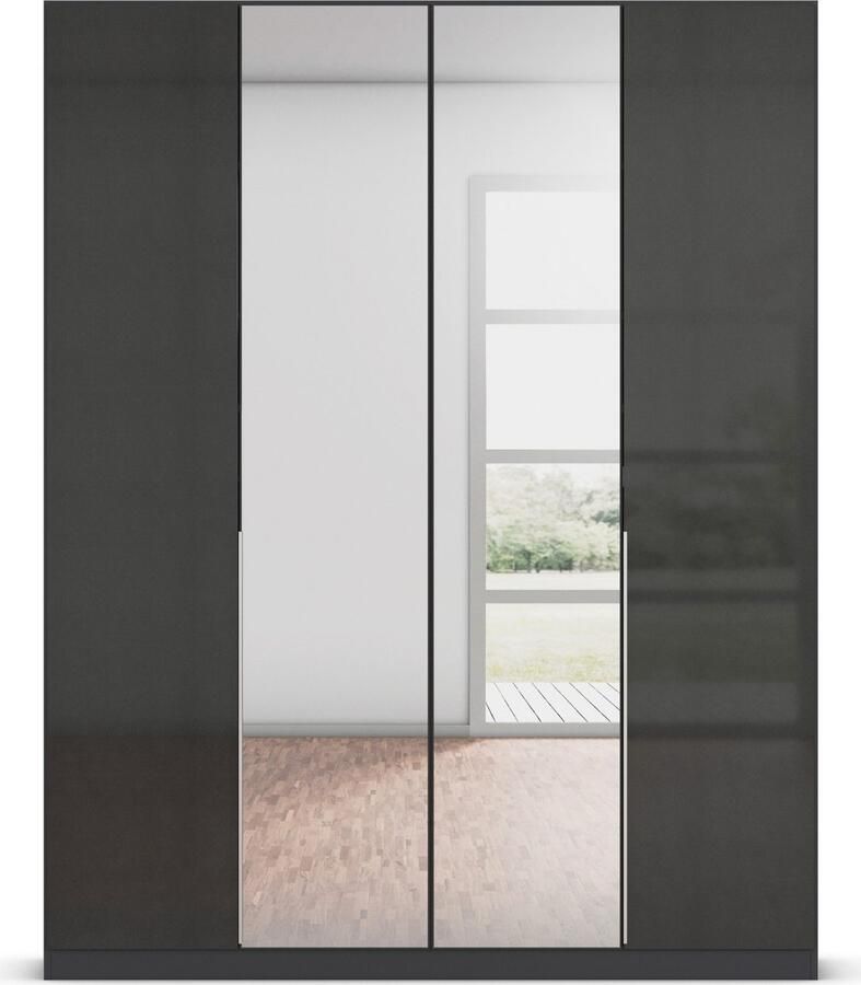 Rauch Draaideurkast Kledingkast kast garderobe AGORDO met decor- of hoogglansfront doordachte binnenuitrusting in 7 breedtes en 2 hoogtes made in germany - Foto 16