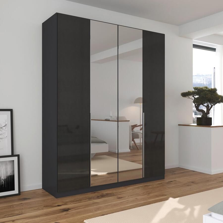 Rauch Draaideurkast Kledingkast kast garderobe AGORDO met decor- of hoogglansfront doordachte binnenuitrusting in 7 breedtes en 2 hoogtes made in germany - Foto 3