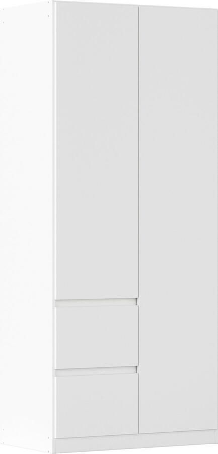 Rauch Draaideurkast Kledingkast kast garderobe garderobekast MAINZ greeploze front buitendeuren met push-to-open functie made in germany - Foto 20