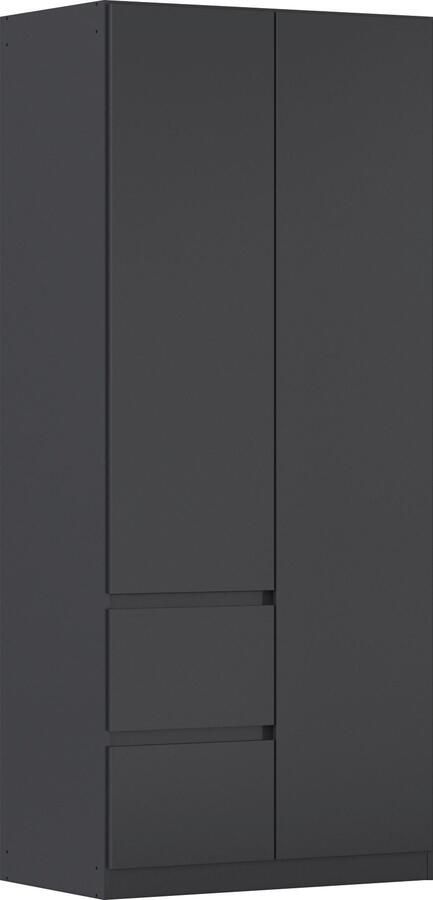 Rauch Draaideurkast Kledingkast kast garderobe garderobekast MAINZ greeploze front buitendeuren met push-to-open functie made in germany - Foto 19