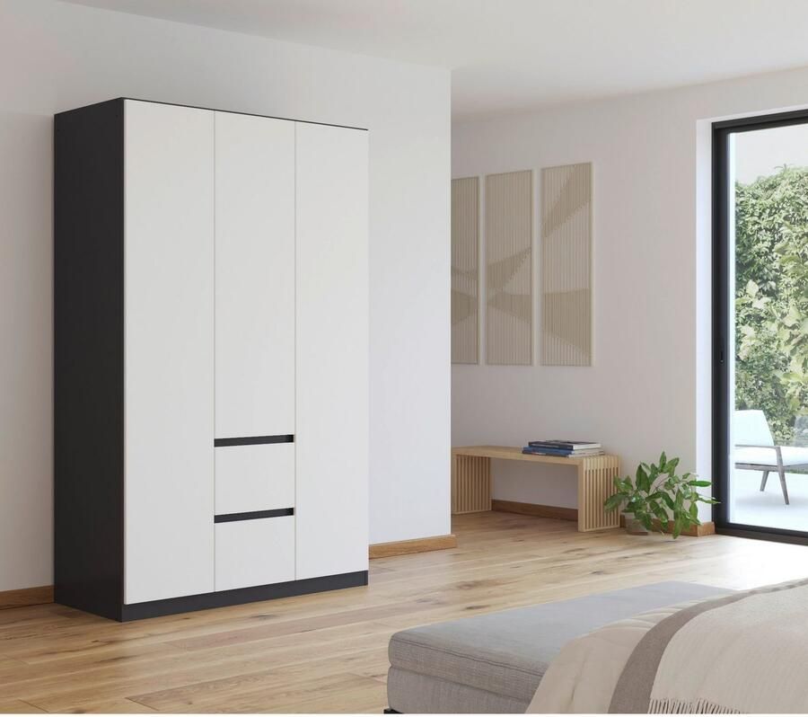 Rauch Draaideurkast Kledingkast kast garderobe garderobekast MAINZ greeploze front buitendeuren met push-to-open functie made in germany - Foto 14