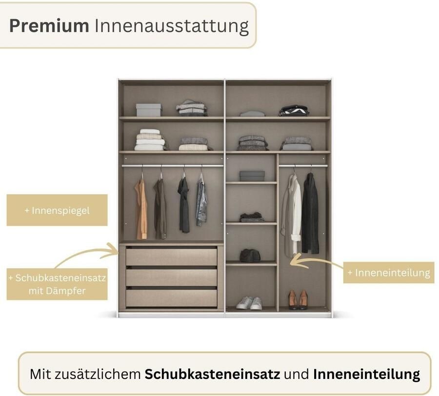 Rauch Draaideurkast Kledingkast kast garderobe linnenkast BESTSELLER MONTCLAR - Foto 8