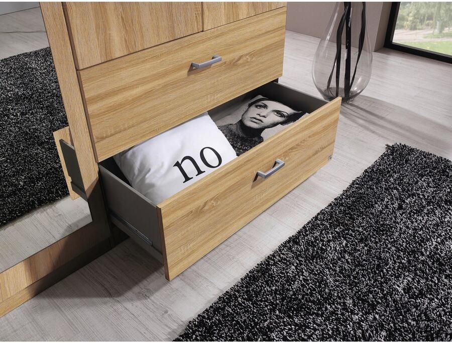 Rauch Kledingkast Kast Garderobe Linnenkast WILDBERG met 6 laden bovenste lade met houten indeling made in germany - Foto 19