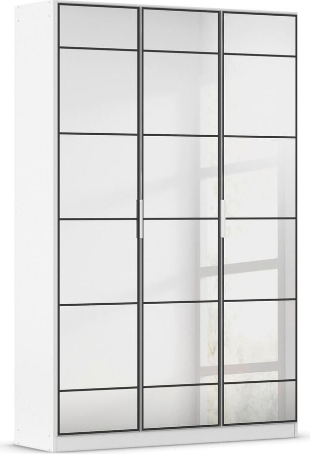 Rauch Draaideurkast Kledingkast Kast Garderobe Slaapkamerkast ACERO Spiegelfront in moderne loft-look MADE IN GERMANY - Foto 17