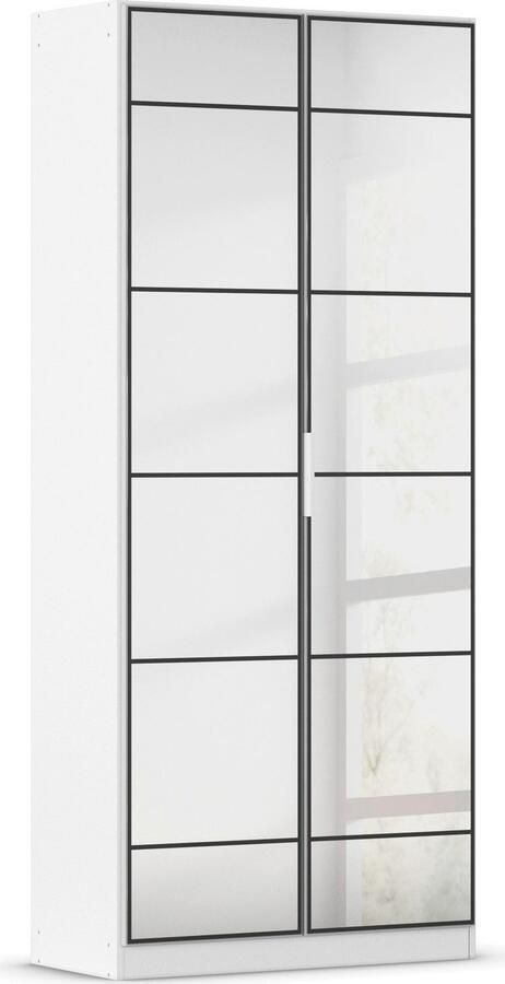 Rauch Draaideurkast Kledingkast Kast Garderobe Slaapkamerkast ACERO Spiegelfront in moderne loft-look MADE IN GERMANY - Foto 16