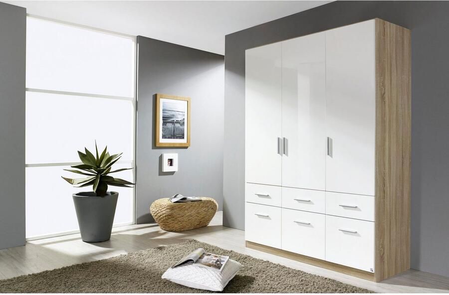 Rauch Draaideurkast Kledingkast Kast Garderobe Slaapkamerkast CELLE in 4 breedtes en 2 hoogtes optioneel met lades made in germany - Foto 8