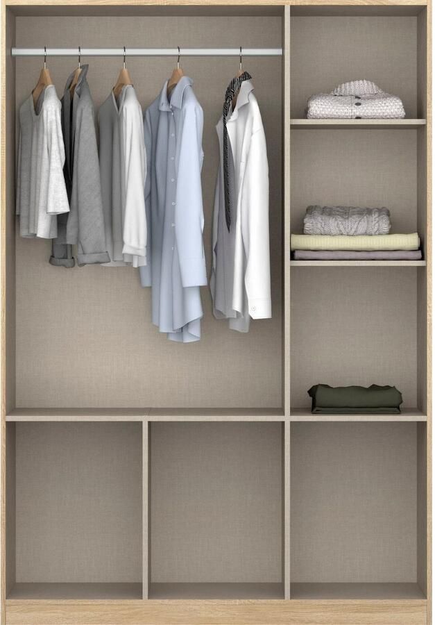 Rauch Draaideurkast Kledingkast Kast Garderobe Slaapkamerkast CELLE in 4 breedtes en 2 hoogtes optioneel met lades made in germany - Foto 7