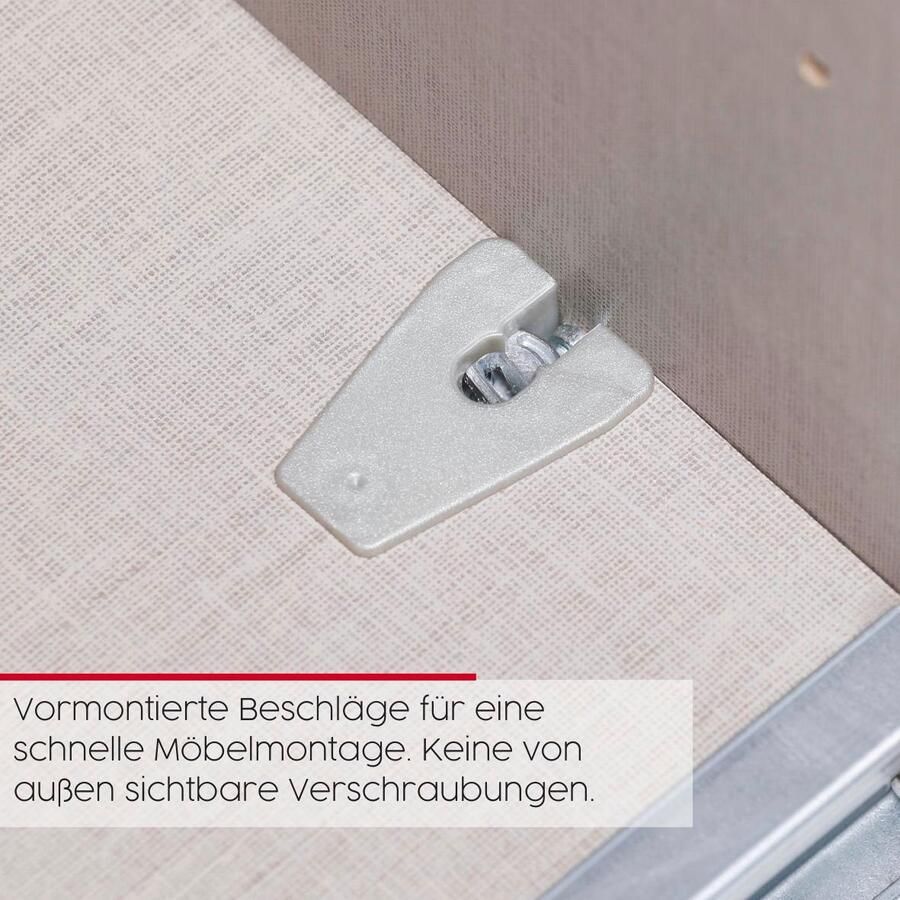 Rauch Slaapkamerserie Compleet slaapkamer EVELYN Kast en bed in 2 breedtes nachtkastje met 2 lades MADE IN GERMANY (set 3-delig) - Foto 4