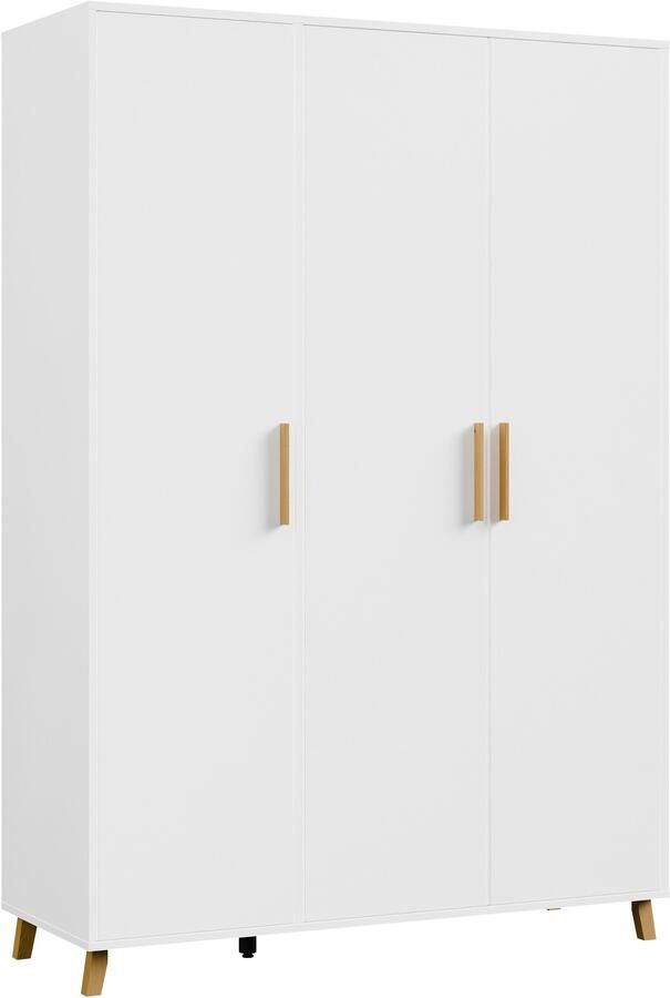 Rauch Draaideurkast Kledingkast kast garderobe waskast SHINJO Grepen en voeten van massief hout veel opbergruimte MADE IN GERMANY