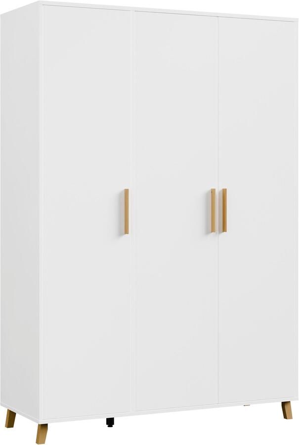 Rauch Draaideurkast Kledingkast kast garderobe waskast SHINJO Grepen en voeten van massief hout veel opbergruimte MADE IN GERMANY