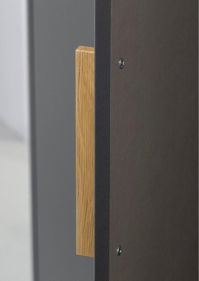 Rauch Draaideurkast Kledingkast kast garderobe waskast SHINJO Grepen en voeten van massief hout met 2 lades MADE IN GERMANY - Foto 20