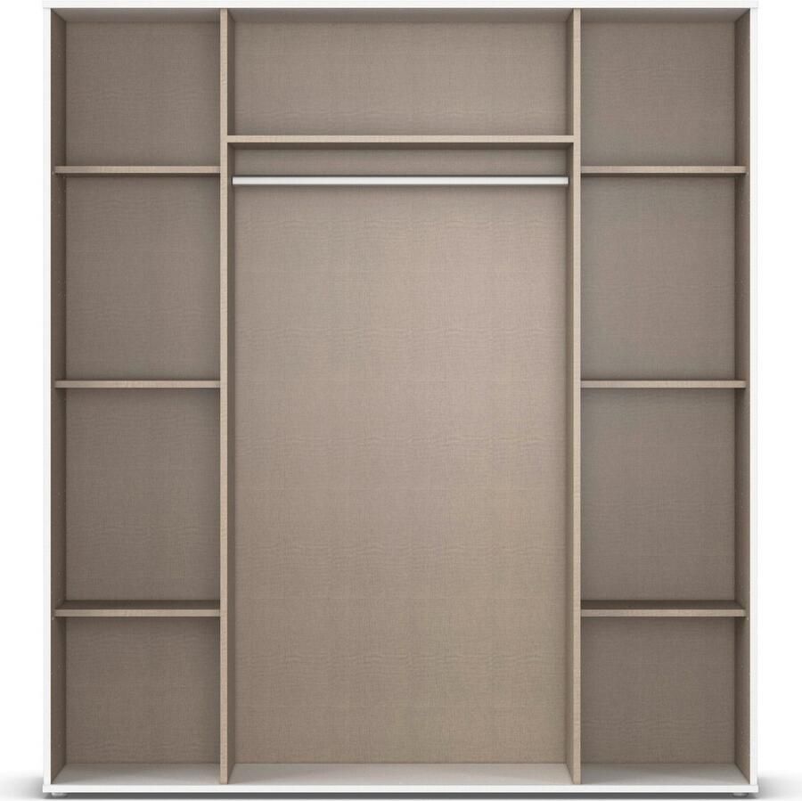 Rauch Draaideurkast Kledingkast Kast Garderobe Wasmand ESSEA 4-deurs Breedte 168 cm met 4 lades en moderne grepen MADE IN GERMANY - Foto 7